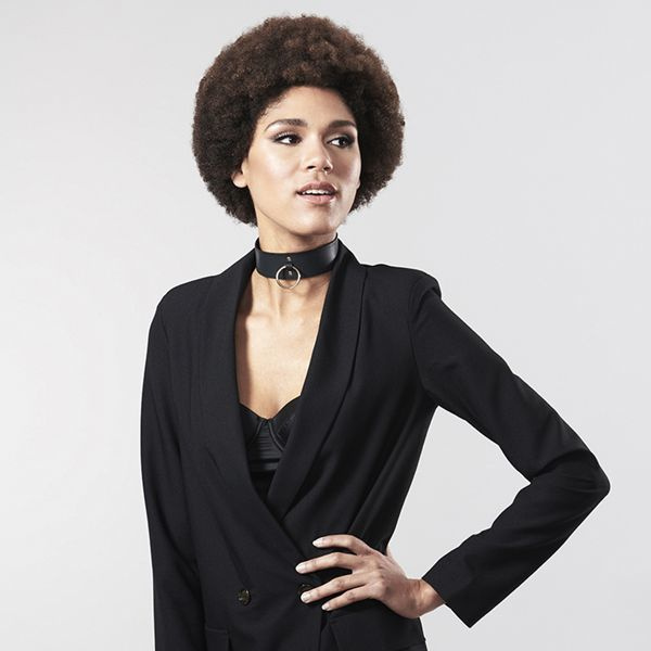 Чокер Bijoux Indiscrets MAZE – Wide Chocker Black фото 7