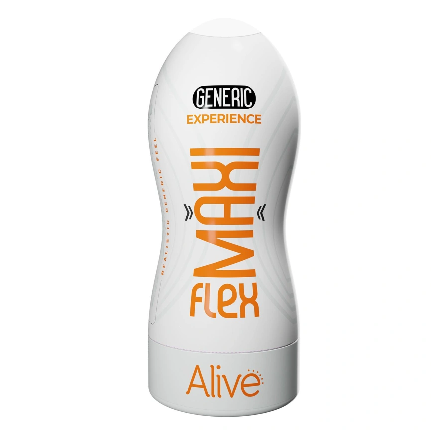 Мастурбатор Alive Maxi Flex L Generic, реалистичный вход, рельефный канал фото 1