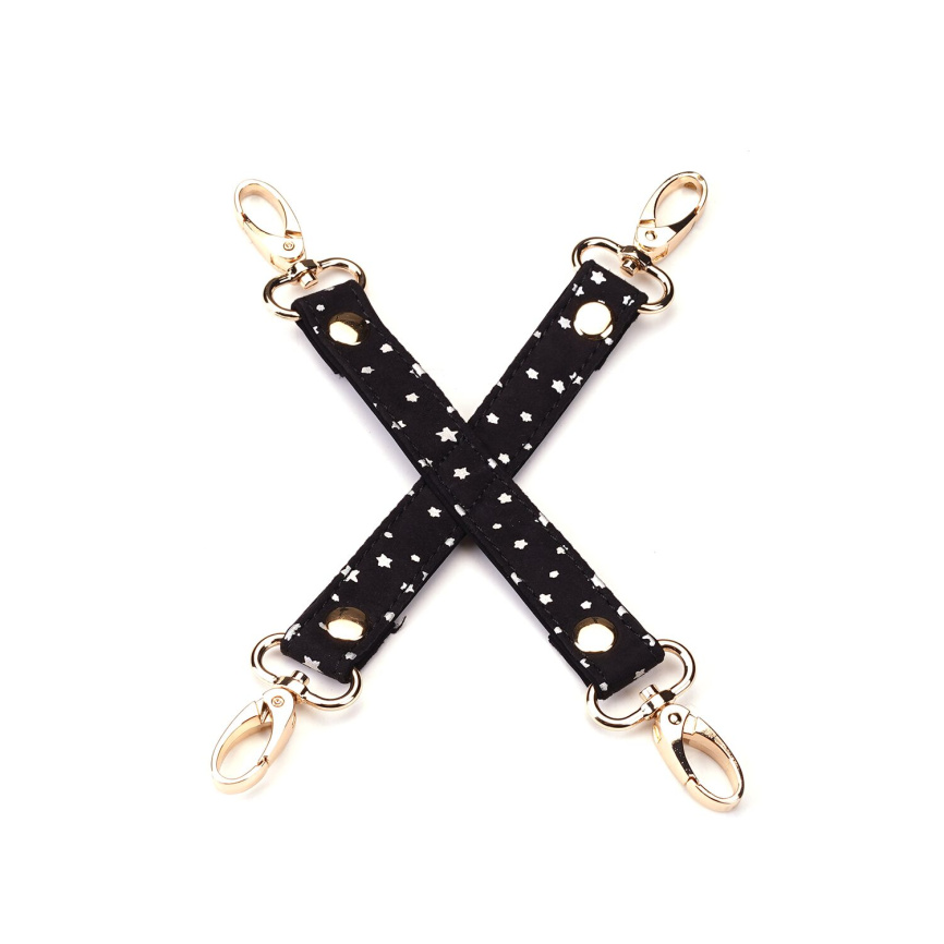Набір Liebe Seele Stary Nights 7pcs Bondage Kit, фіксатори, нашийник з повідцем, кляп, флогер, маска фото 5