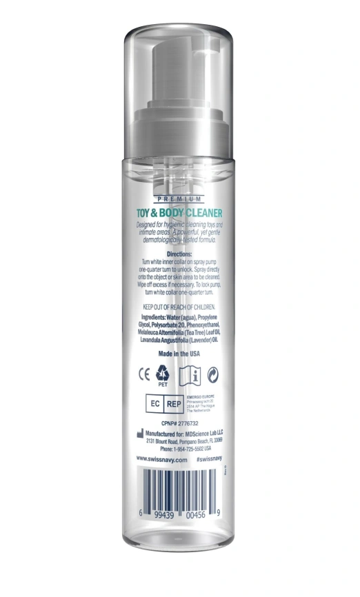Очищающее средство Swiss Navy Toy & Body Cleaner 29,5 мл фото 2