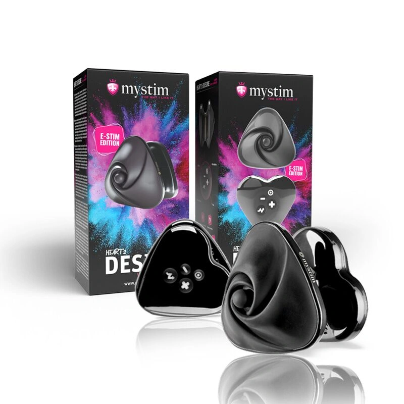 Вибратор для клитора с электростимуляцией Mystim Heart´s Desire Black Edition фото 19