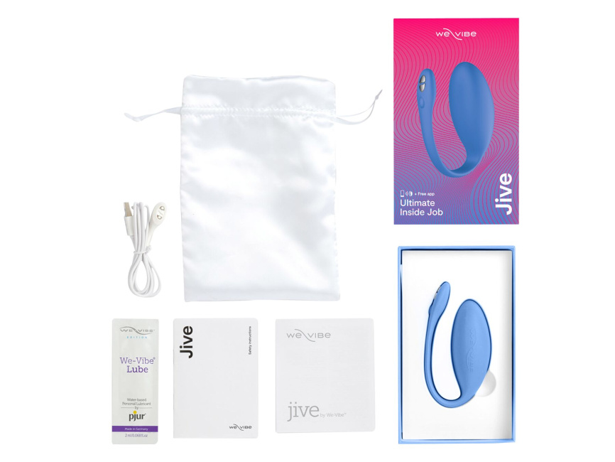 Смарт-віброяйце We-Vibe Jive Blue фото 6