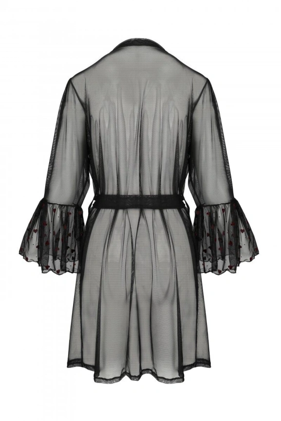 Воздушный пеньюар Passion LOVELIA PEIGNOIR S/M, black фото 6