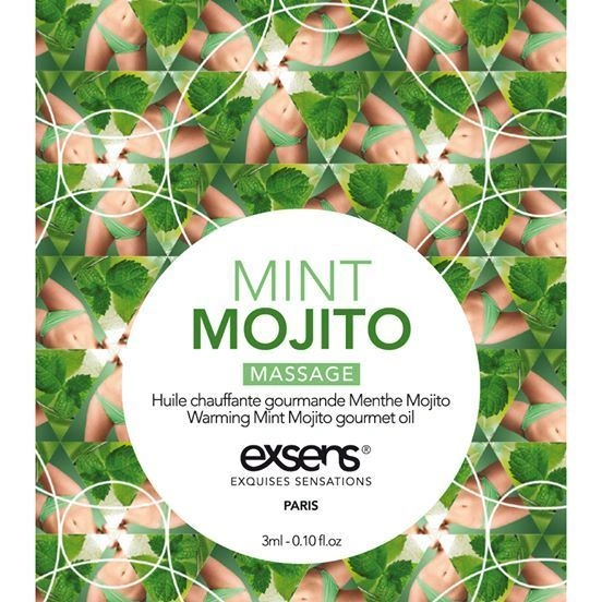 Пробник массажного масла EXSENS Mojito 3мл фото 1
