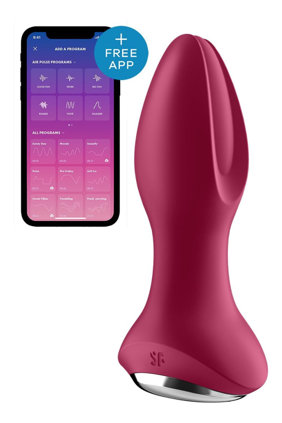 Анальна смарт-вібропробка із перлинним масажем Satisfyer Rotator Plug 2+ Violet фото 1