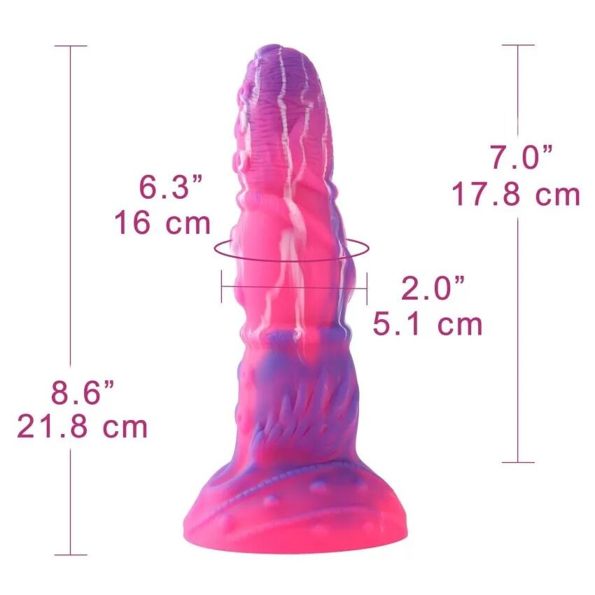 Фалоімітатор для секс-машин Hismith Tentacle Silicone Dildo Monster Series, KlicLok та присоска фото 2