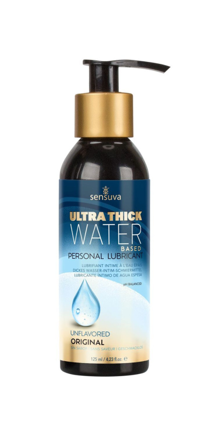 Густа змазка Sensuva Ultra-Thick Water-Based (125 мл) на водній основі, без гліцерину та парабенів фото 2
