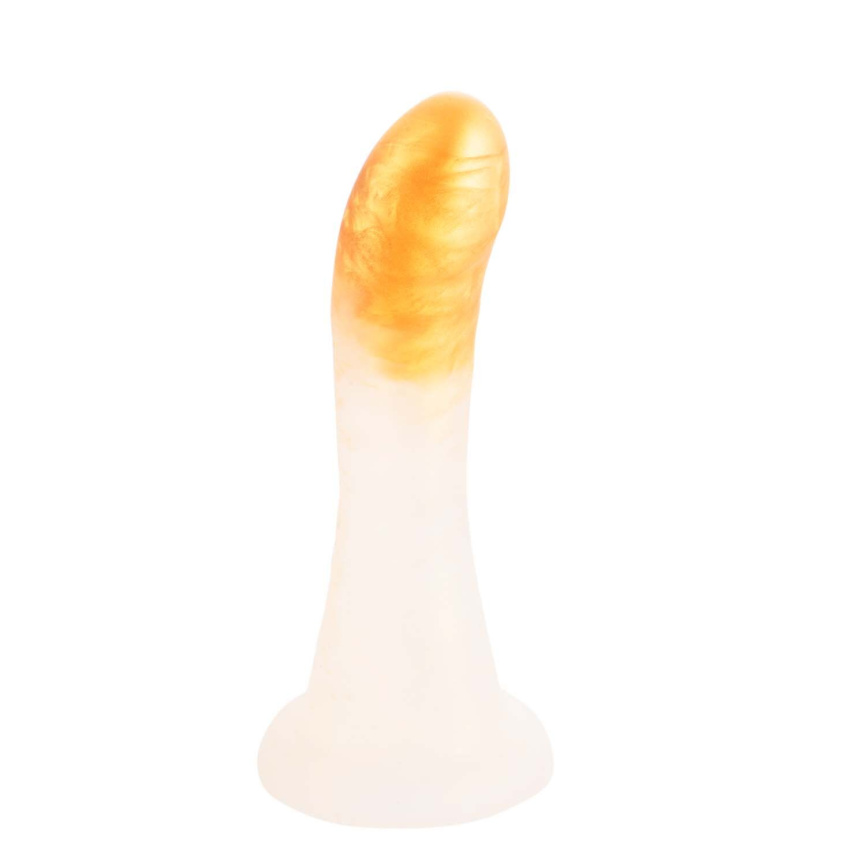 Страпон LOCKINK SEVANDA Queen Sheba Strapon Golden Dildo, регульовані кріплення, силіконовий дилдо фото 7