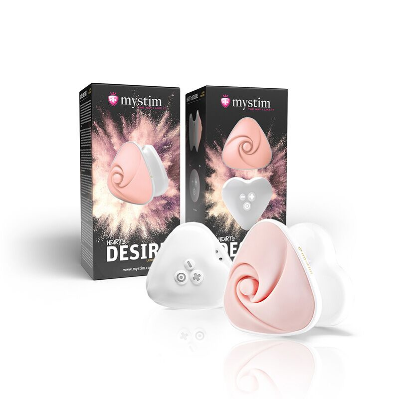 Вібратор для клітора Mystim Heart´s Desire White, 8 режимів, дуже потужний фото 16