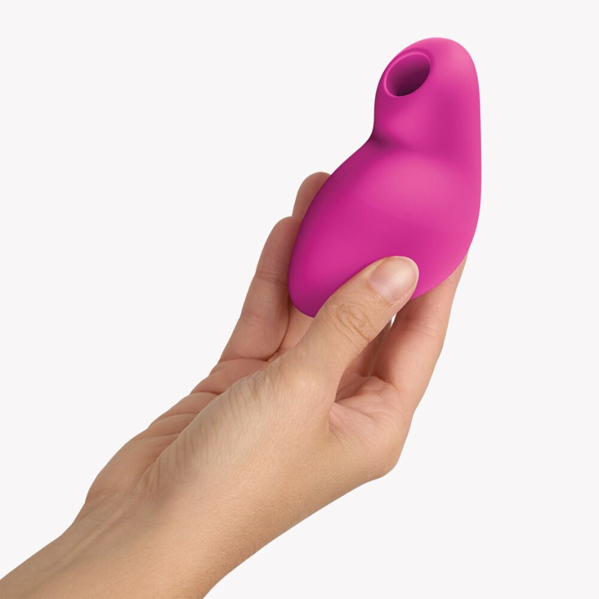 Вакуумний стимулятор з вібрацією Fun Factory Allure Magenta, 11 + 12 режимів роботи, перезаряджуваний фото 5