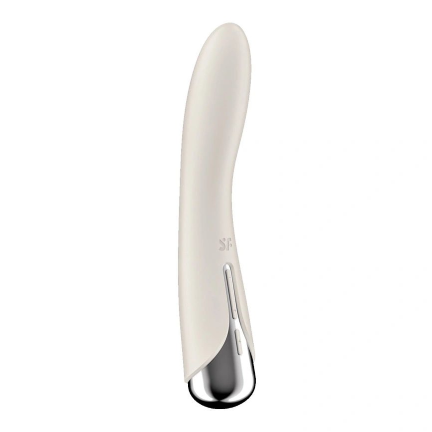 Вибратор точки G с вращением Satisfyer Spinning Vibe 1 Beige, 2 мотора фото 5