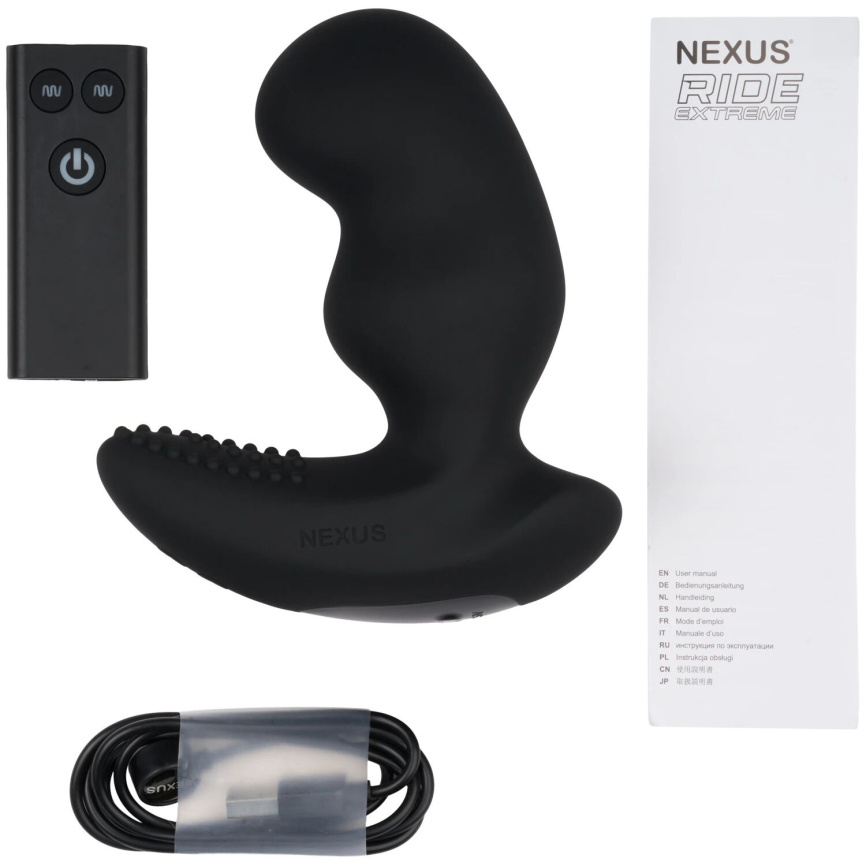 Масажер простати Nexus RIDE EXTREME, 2 мотори, пульт ДК фото 7