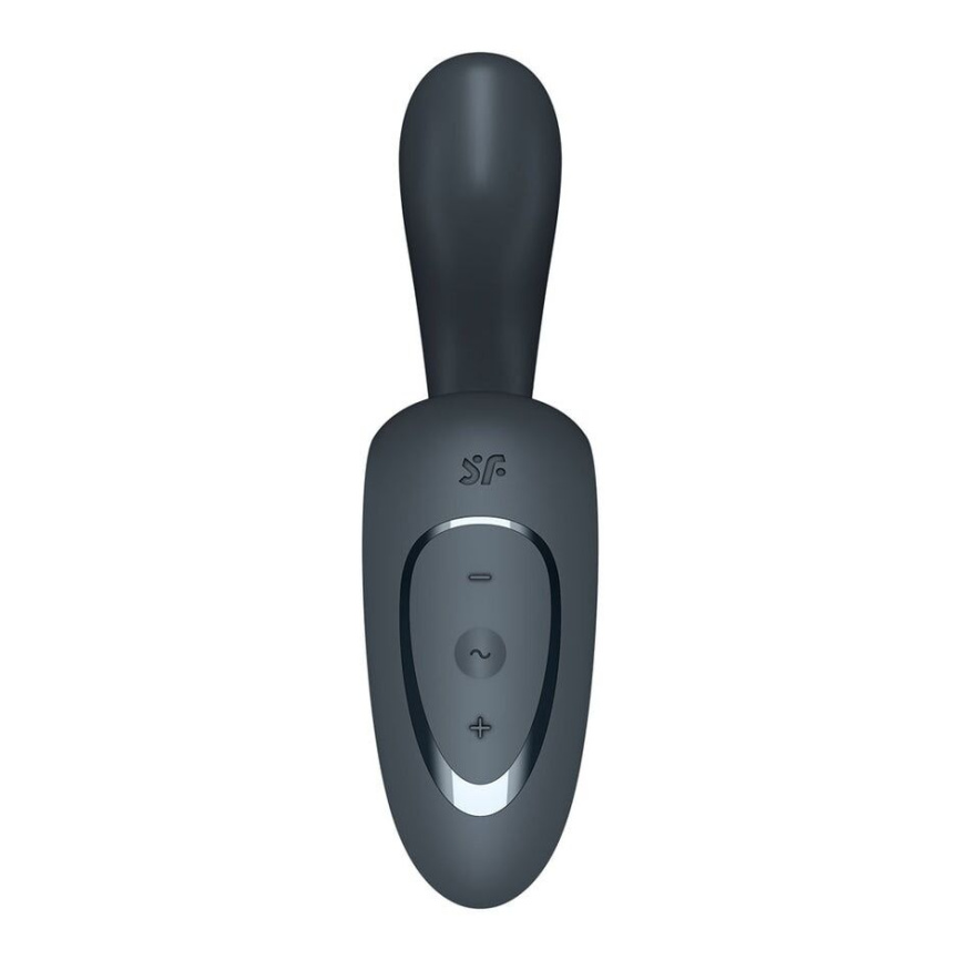 Вагінально-кліторальний вібратор Satisfyer G for Goddess 1 Dark Grey, 2 мотори фото 2