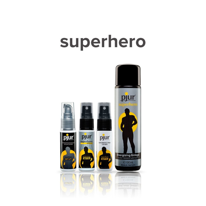 Сироватка-пролонгатор pjur Superhero Delay Serum 20 мл, створює ефект плівки, без оніміння фото 3