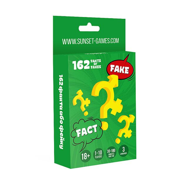 Еротична гра для пар «162 Fakts or Fakes» (UA, ENG, RU) фото 1