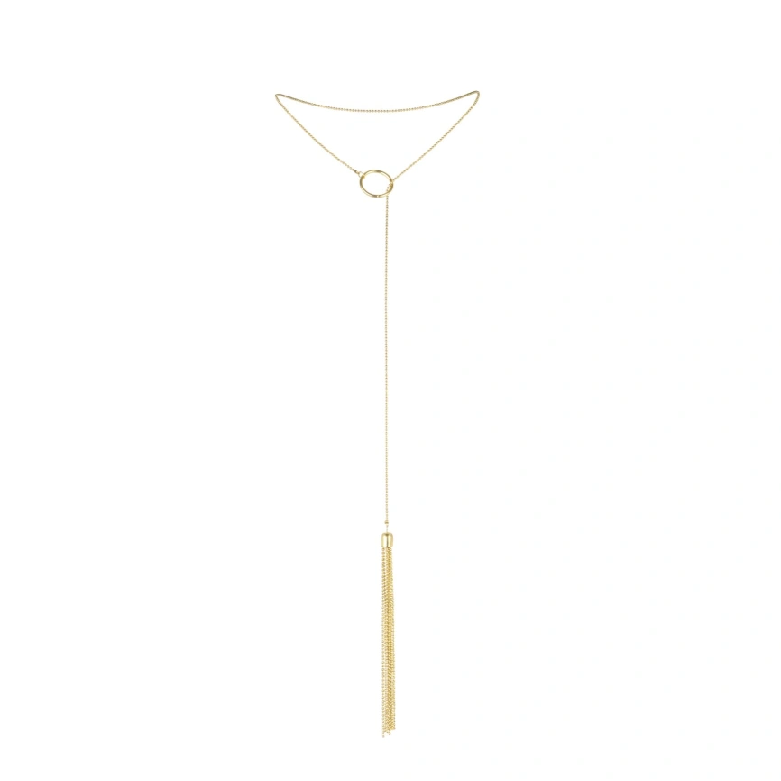 Цепочка для тела Bijoux Indiscrets Magnifique Tickler Pendant Chain — Gold фото 1