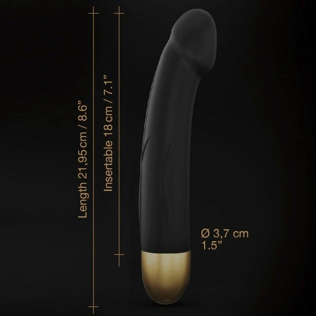 Вибратор Dorcel Real Vibration M Gold 2.0, диам 3,7см, перезаряжаемый, для точки G фото 5