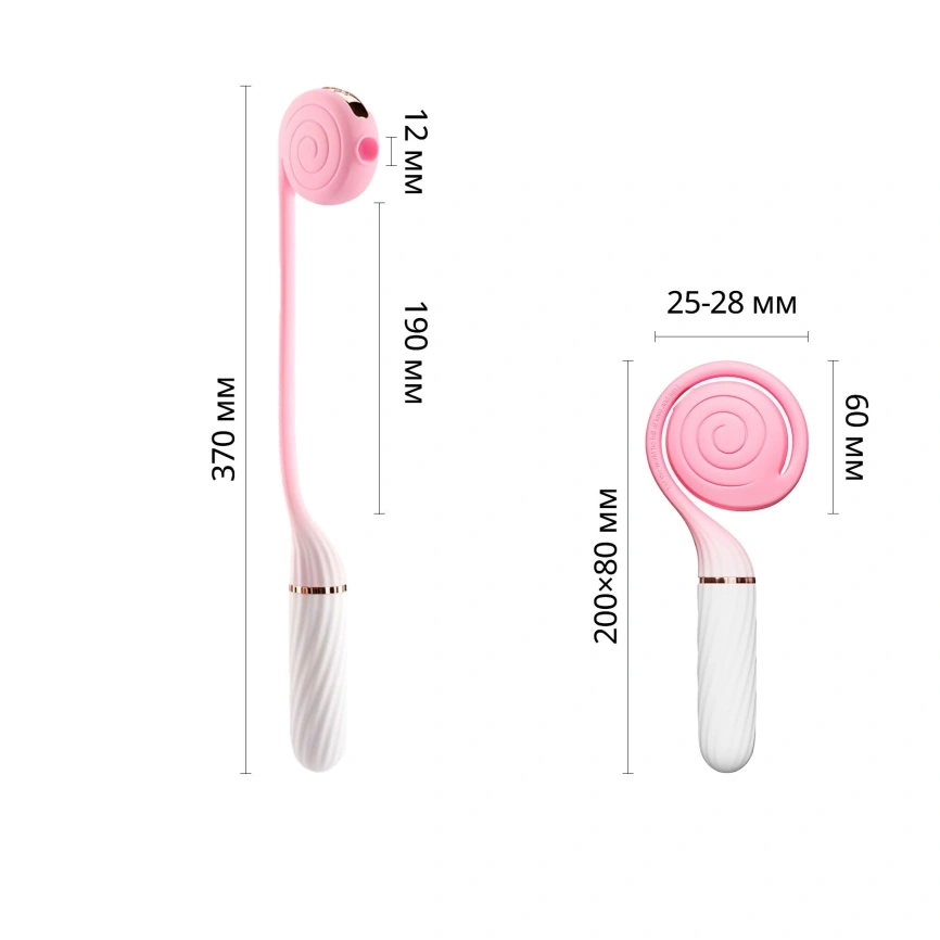 Пульсатор с вакуумной стимуляцией Otouch LOLLIPOP Pink фото 21