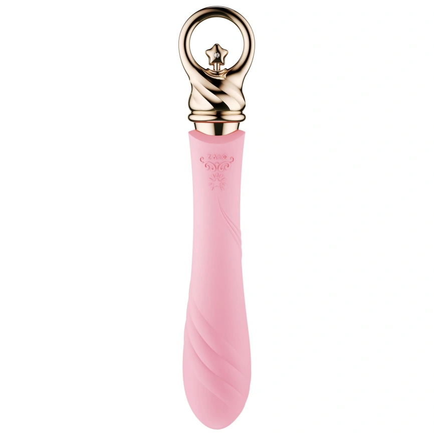 Вибратор для точки G с подогревом Zalo Sweet Magic - Courage Fairy Pink фото 1