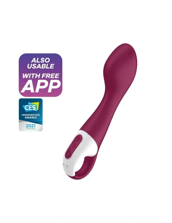 Смарт вибратор точки G Satisfyer Hot Spot с функцией подогрева фото 1