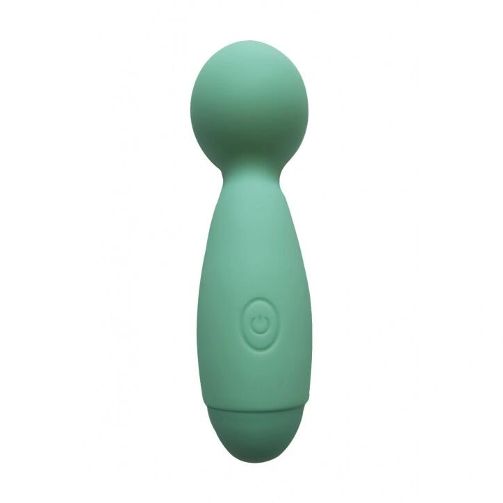 Мини-вибромассажер Wooomy Smally Mini Wand Turquoise фото 1