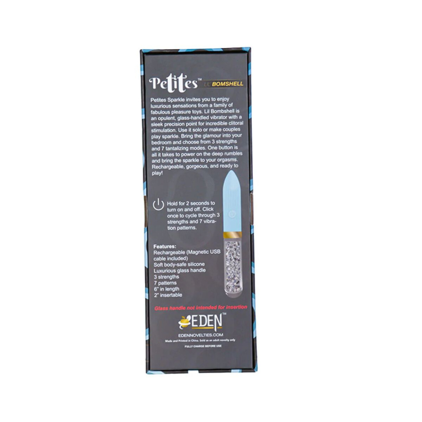 Вібратор Petites Lil’ Bombshell Vibrator - Blue фото 7