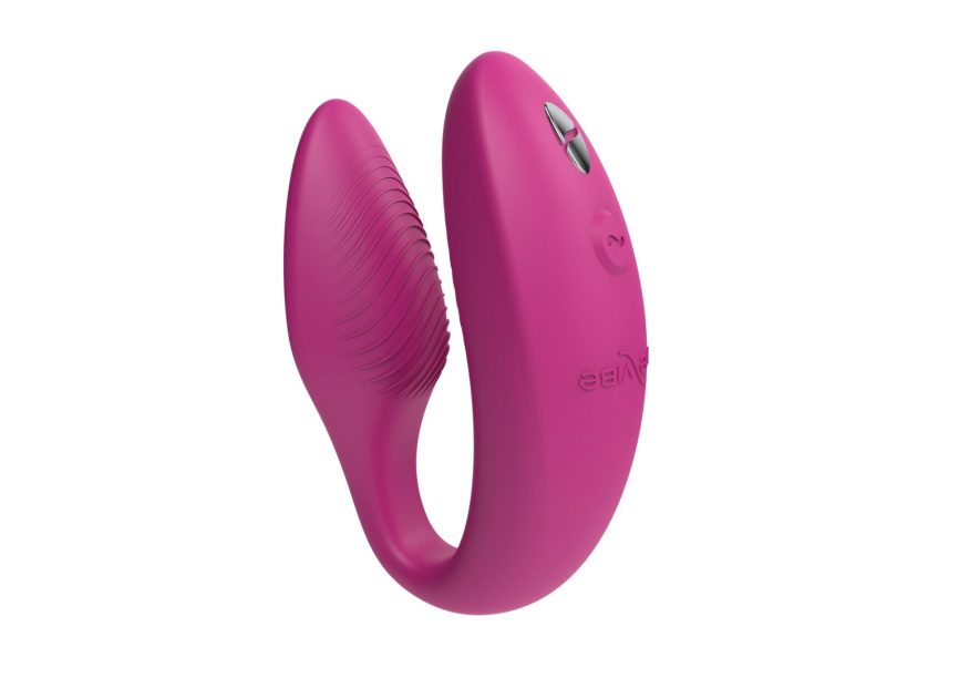 Смарт-вібратор для пар We-Vibe Sync 2 Rose, 10 віброрежимів, пульт ДК фото 5