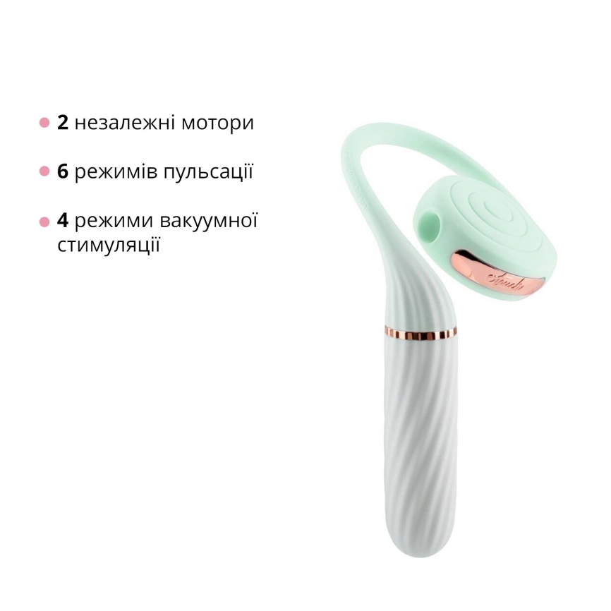Пульсатор с вакуумной стимуляцией Otouch LOLLIPOP Teal фото 9