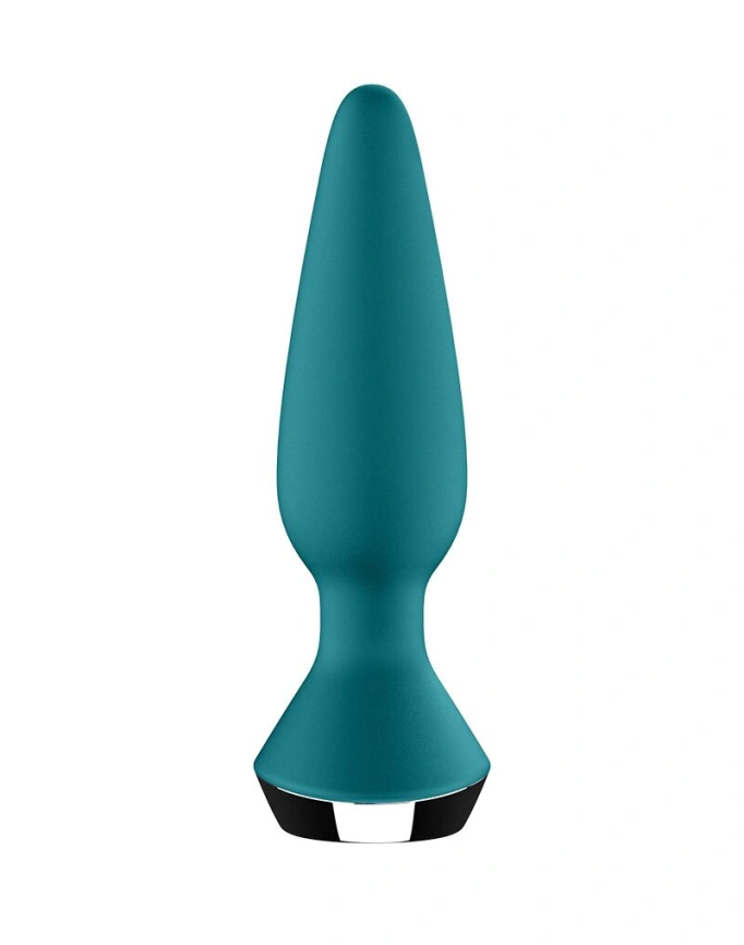Анальная смарт-вибропробка Satisfyer Plug-ilicious 1 Petrol фото 4