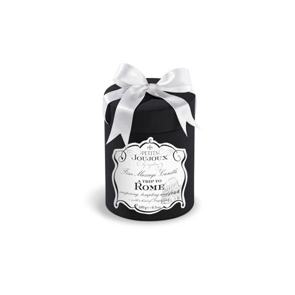 Массажная свечa Petits Joujoux - Rome - Grapefruit and Bergamott (190 г) роскошная упаковка фото 2