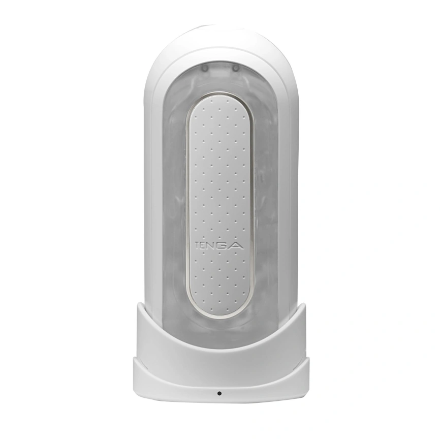 Вибромастурбатор Tenga Flip Zero Electronic Vibration White, изменяемая интенсивность, раскладной фото 1
