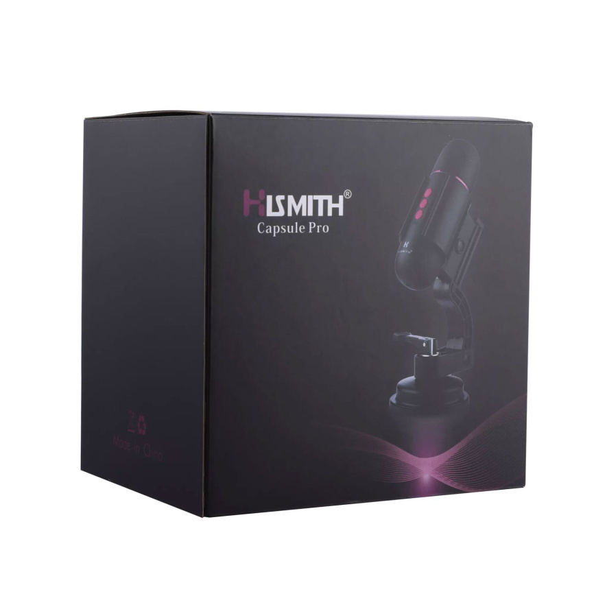 Міні секс-машина Hismith Mini Capsule Sex-Machine with Strong Suction Cup, потужна, перезаряджувана фото 8