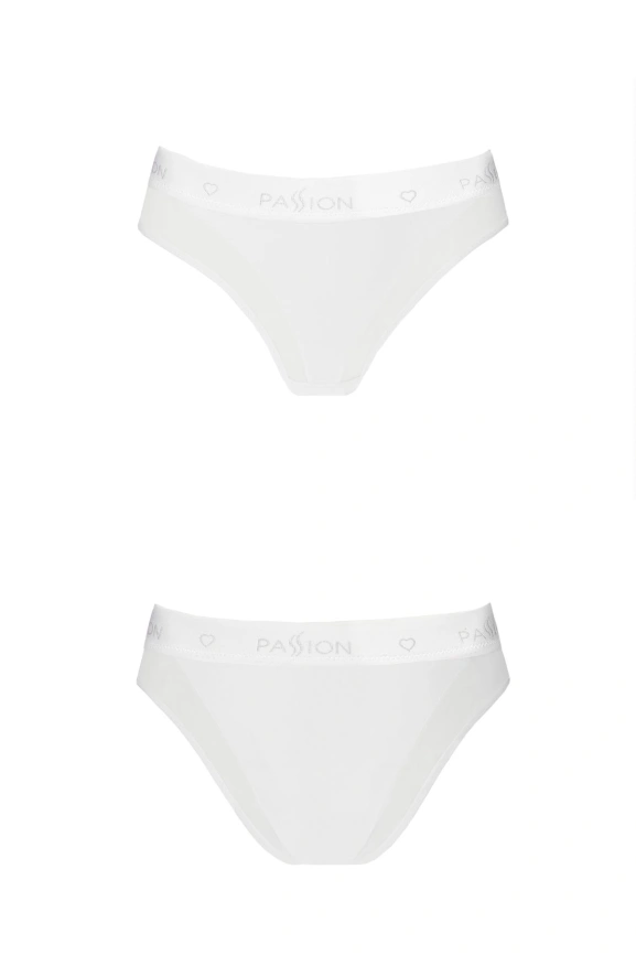 Трусики с прозрачной вставкой Passion PS002 PANTIES S, white фото 4