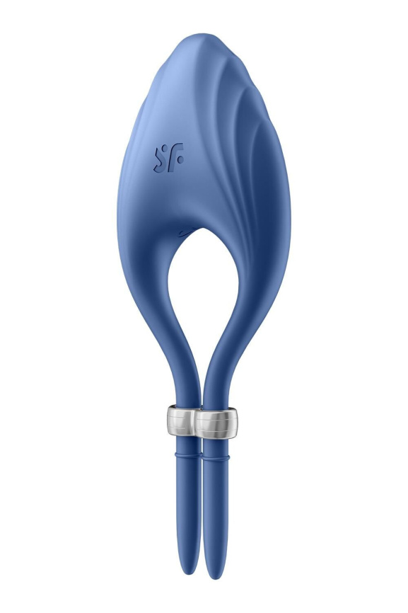 Ерекційне віброкільце-ласо Satisfyer Duelist Blue, 10 режимів, потужний мотор фото 1