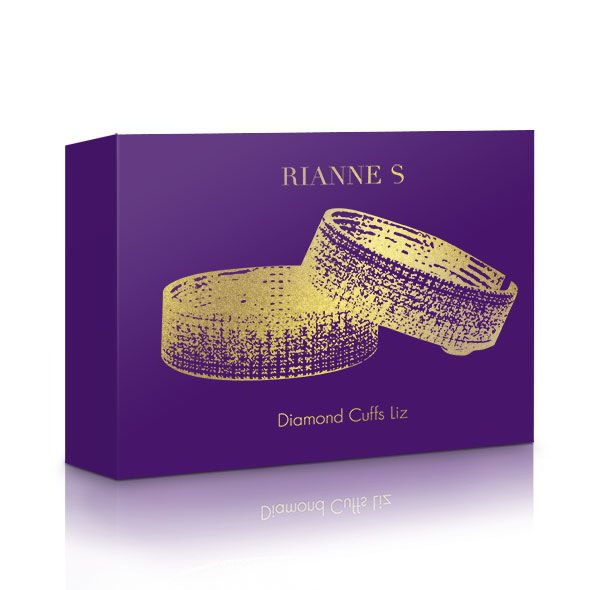 Лакшері наручники-браслети з кристалами Rianne S: Diamond Cuffs, подарункове паковання фото 7