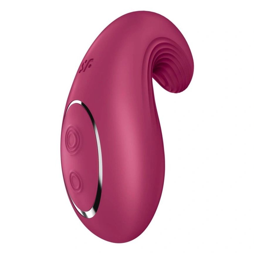 Вибратор Satisfyer Dipping Delight Berry, 2 мотора, гибкий кончик фото 6