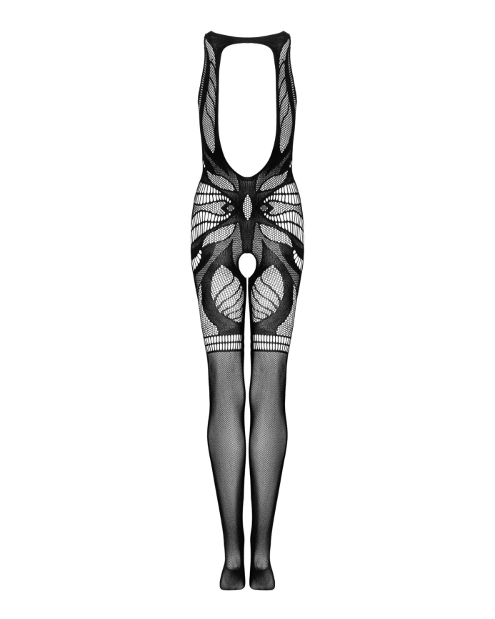 Сетчатый бодистокинг без рукавов Obsessive Bodystocking G331 S/M/L, black, с доступом фото 4