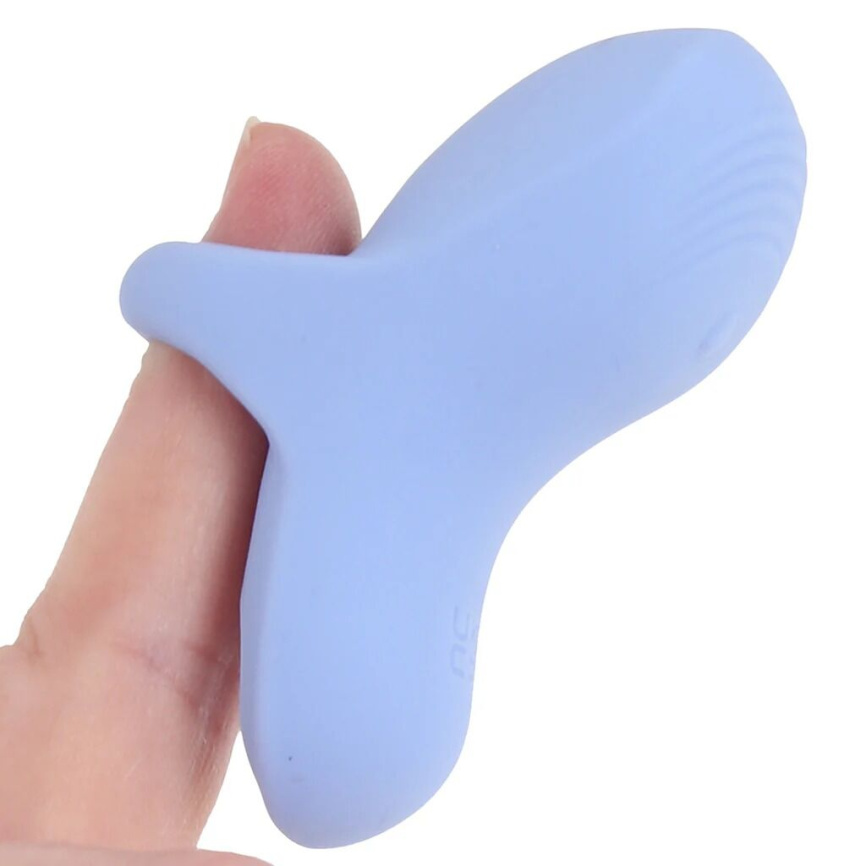 Вібратор на палець FUZU Sensa Skin Activated Fingertip Vibe – Pastel Blue, сенсорне керування, 8 режимів фото 1
