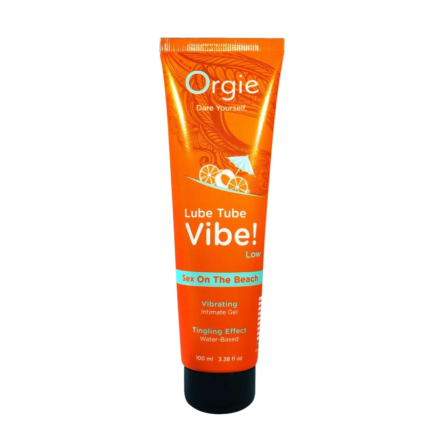 Вибролубрикант Orgie Lube Tube Vibe! Sex On The Beach 100 мл фото 1