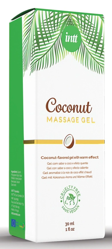 Массажный гель для интимных зон Intt Coconut Vegan (30 мл) фото 3