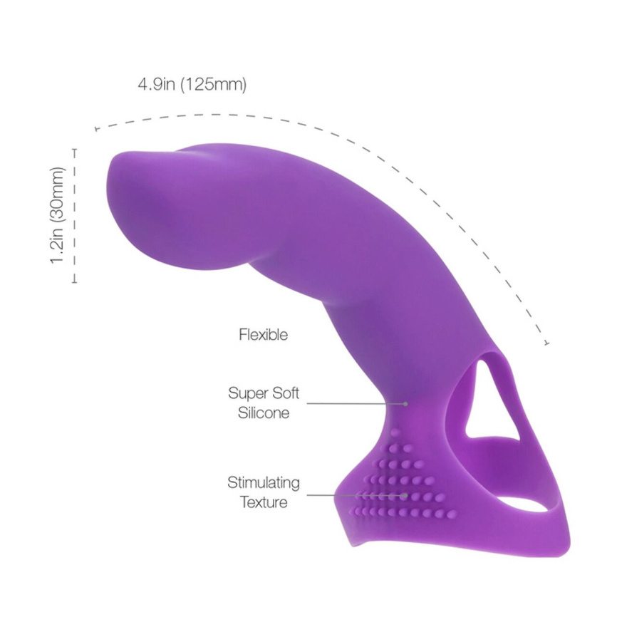 Насадка на палець Simple&True Extra Touch Finger Dong Purple фото 2