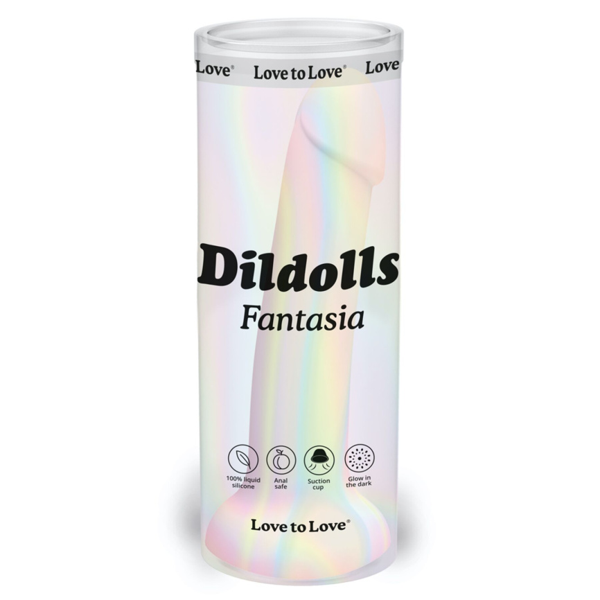 Дилдо, що світиться в темряві Love To Love DILDOLLS - FANTASIA ультрам’який фото 8