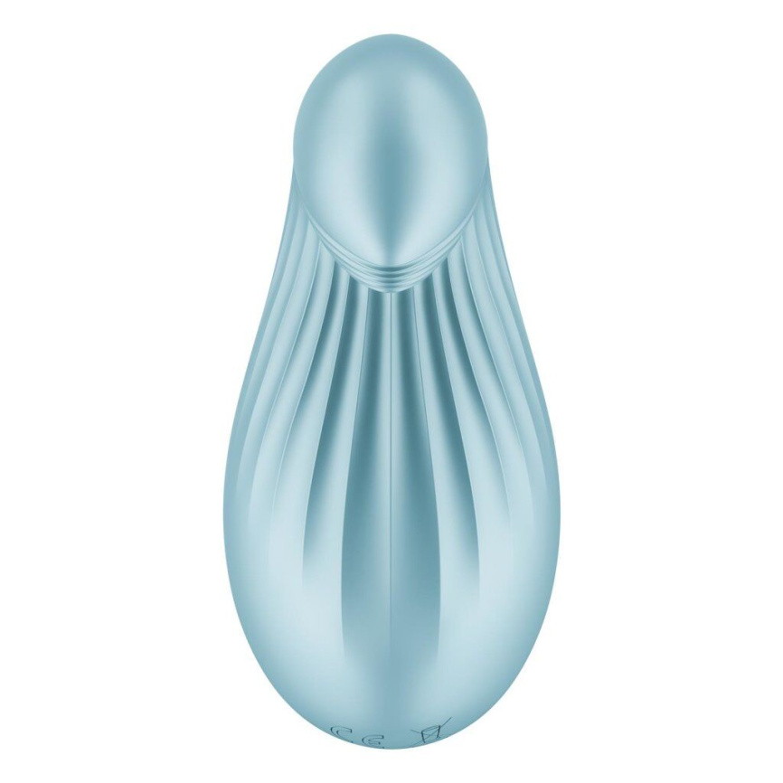 Вібратор Satisfyer Dipping Delight Light Blue, 2 мотори, гнучкий кінчик фото 5
