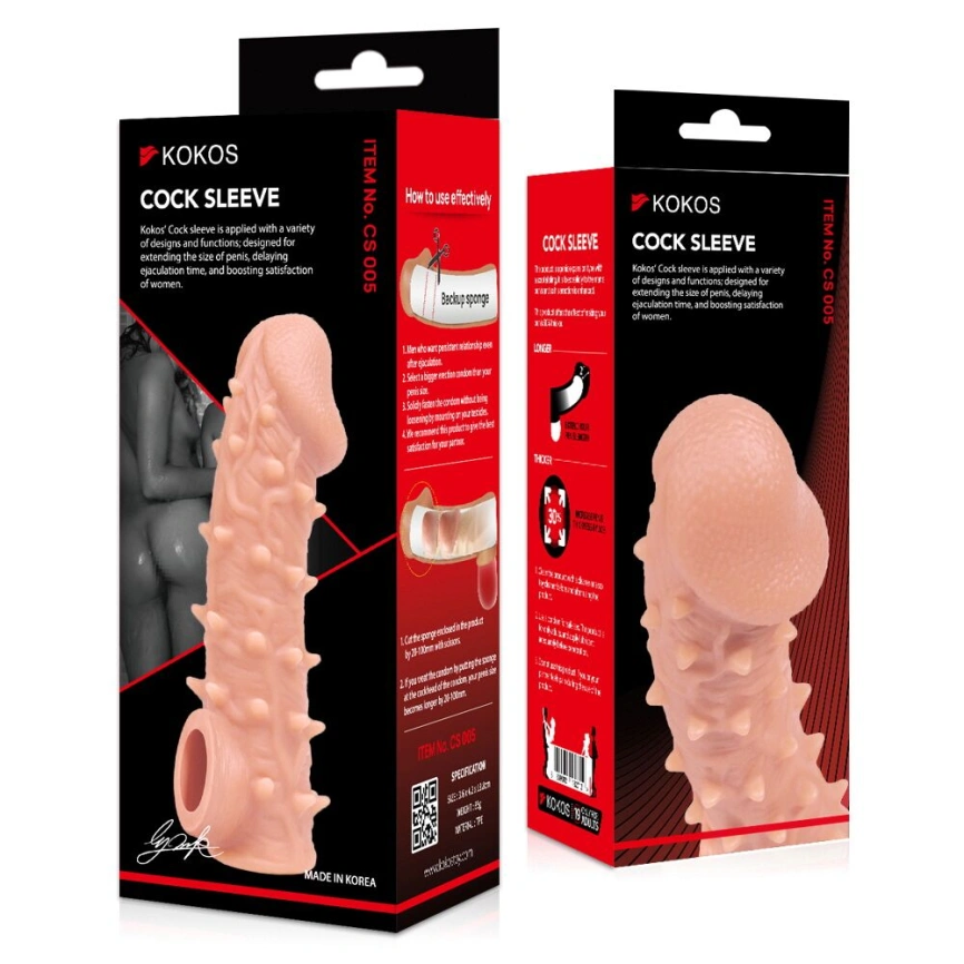 Насадка на член Kokos Cock Sleeve CS 005 L фото 4