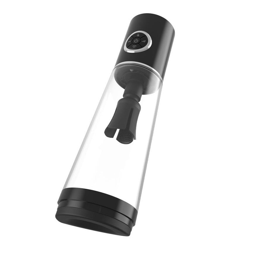 Автоматична вакуумна помпа Men Powerup Luxury Pump з вібромасажем фото 3