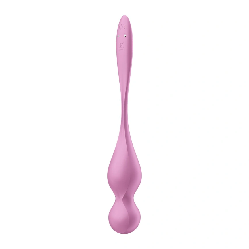 Вагинальные смарт-шарики с вибрацией Satisfyer Love Birds 1 Connect App Pink, 78 г фото 4