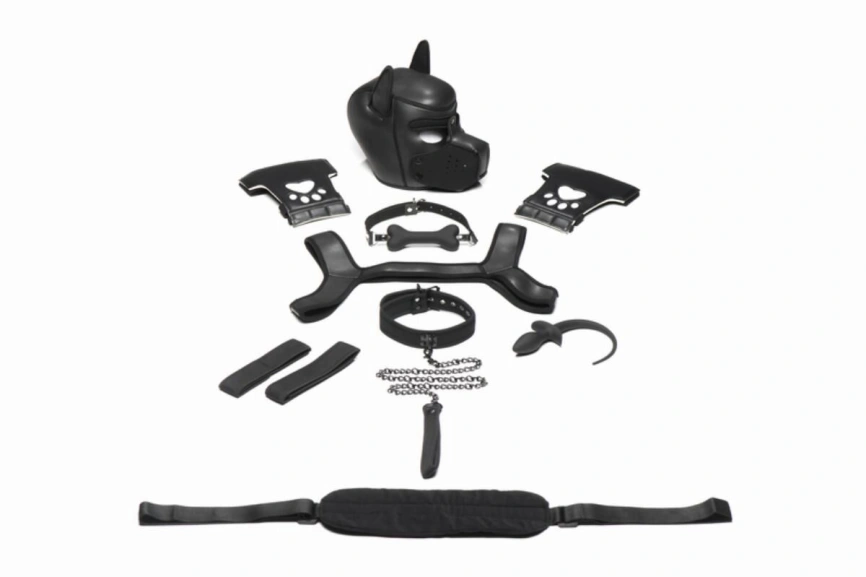 Набор BDSM щенка Master Series Luxury Pup Arsenal Set - Black фото 2