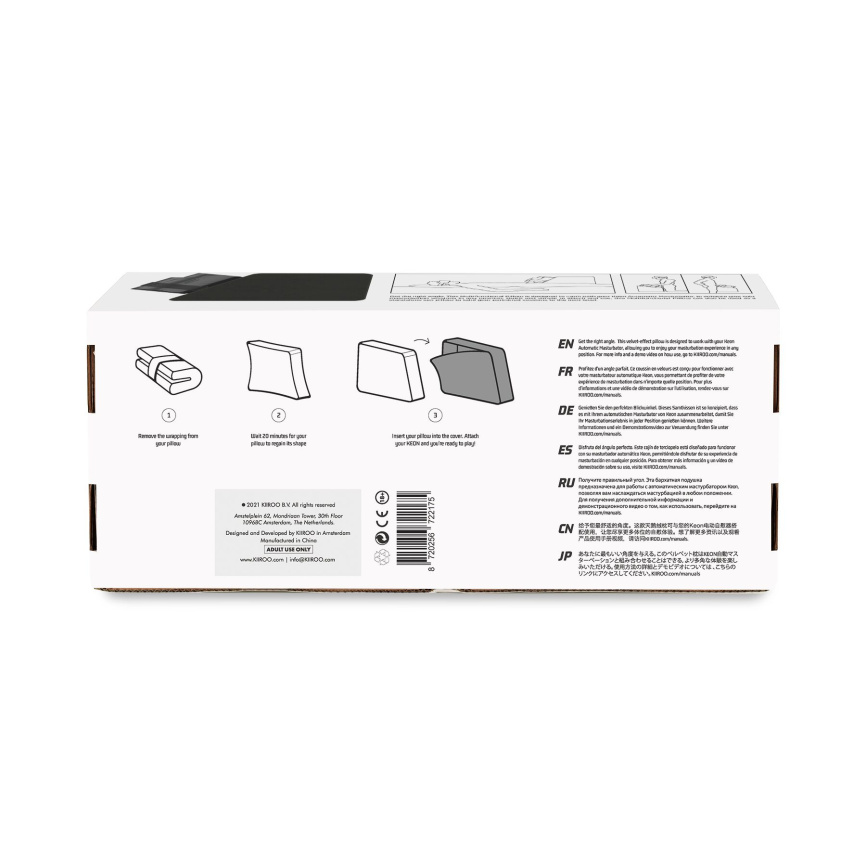 Подушка з кріпленням для мастурбатора Kiiroo Keon Pillow and Strap, 3 позиції фото 7