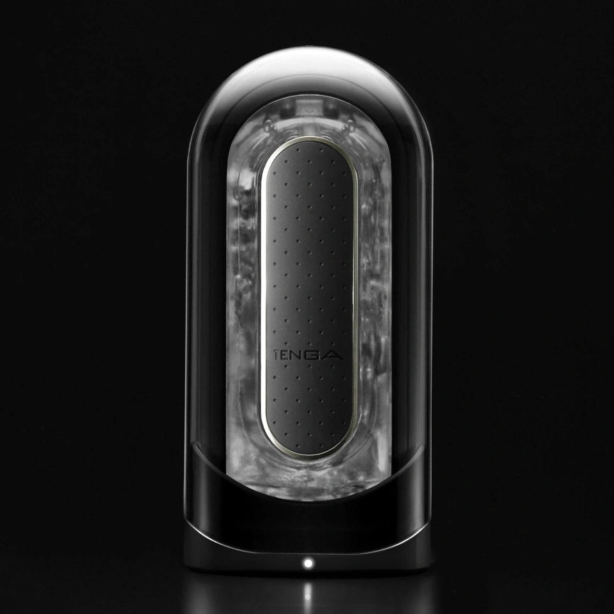 Вибромастурбатор Tenga Flip Zero Electronic Vibration Black, изменяемая интенсивность, раскладной фото 8