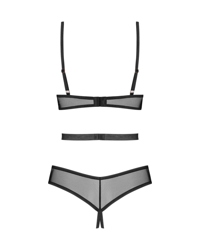 Боді Obsessive Euridia crotchless teddy XL/2XL фото 5
